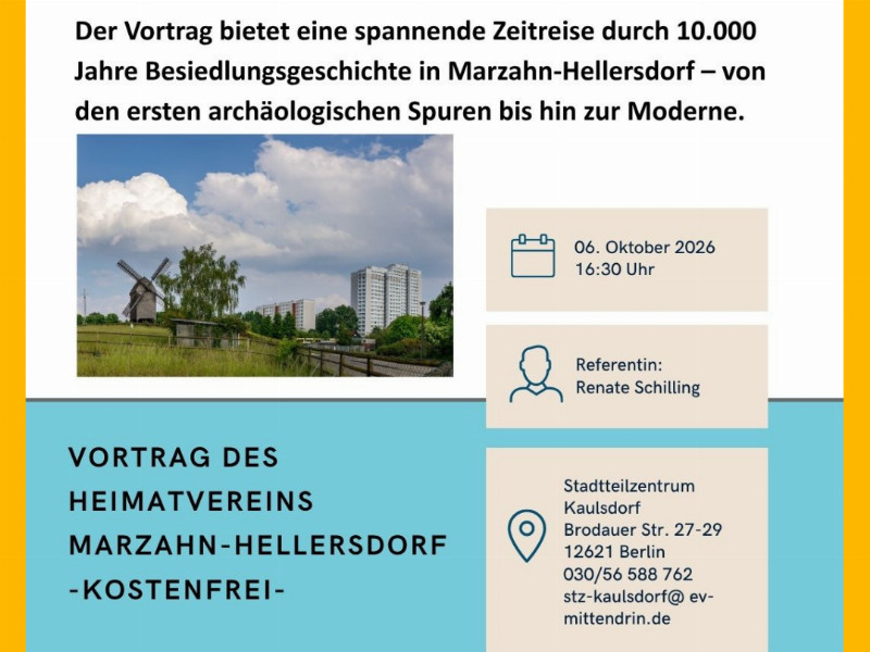 Vortrag Stadtteilzentrum Kaulsdorf