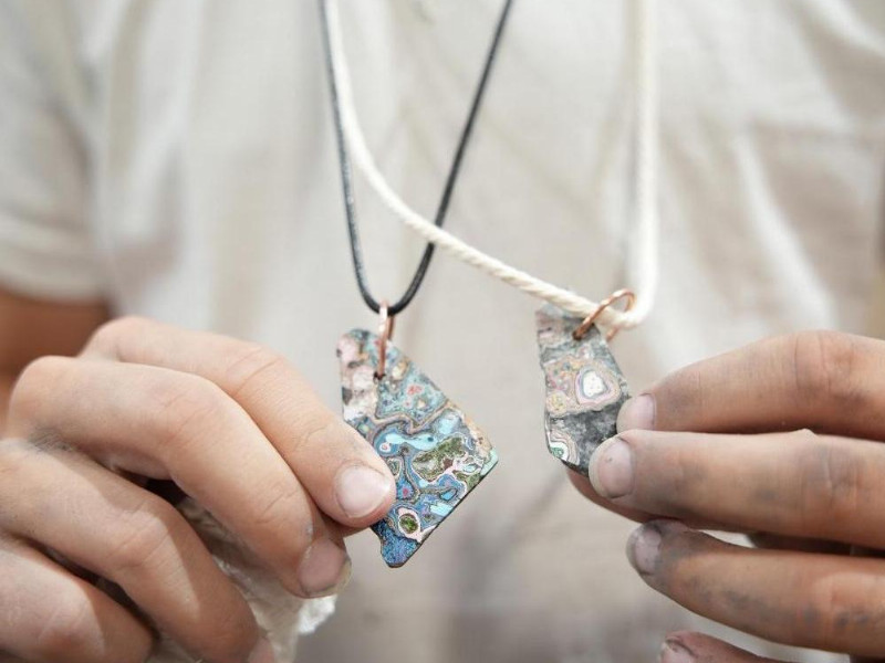 Schmuck aus Graffity