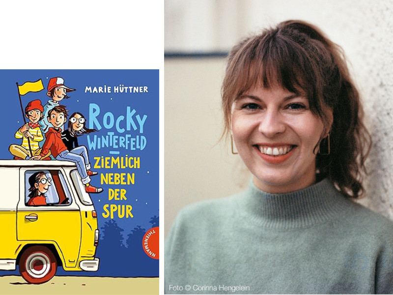 Buchcover - Rocky Winterfeld und Foto der Autorin Marie Hüttner