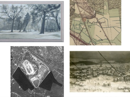 Karlshorst von oben-Foto-Collage