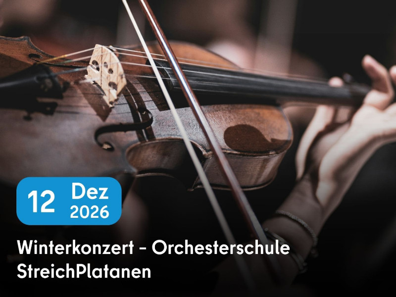 Konzertankündigung Orchesterschule
