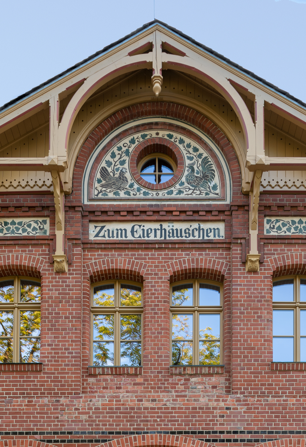 Fassade des Eierhäuschens