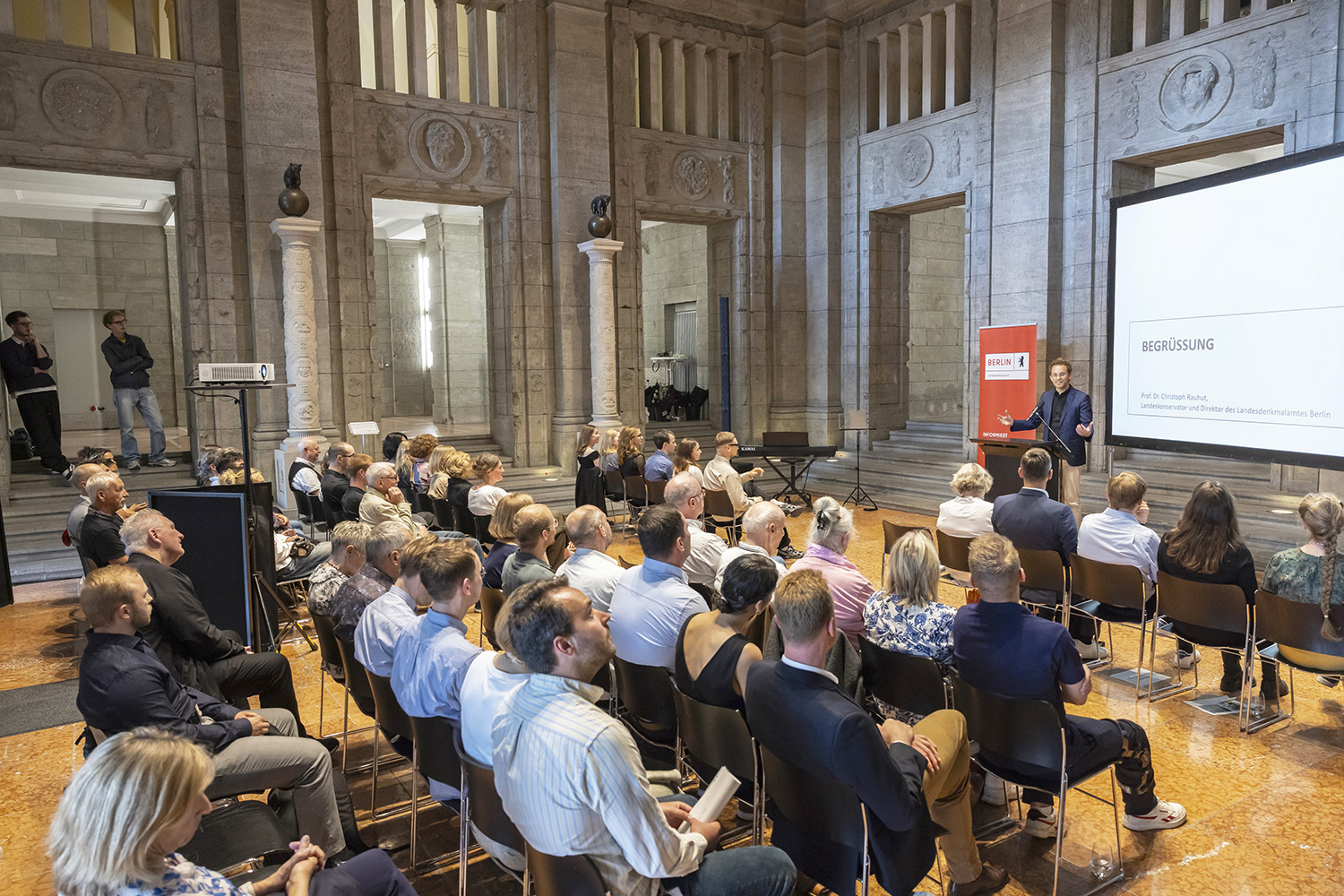 Verleihung des Studienpreises 2026 am 17.06.2026: Landeskonservator Prof. Dr. Christoph Rauhut begrüßt die Gäste.