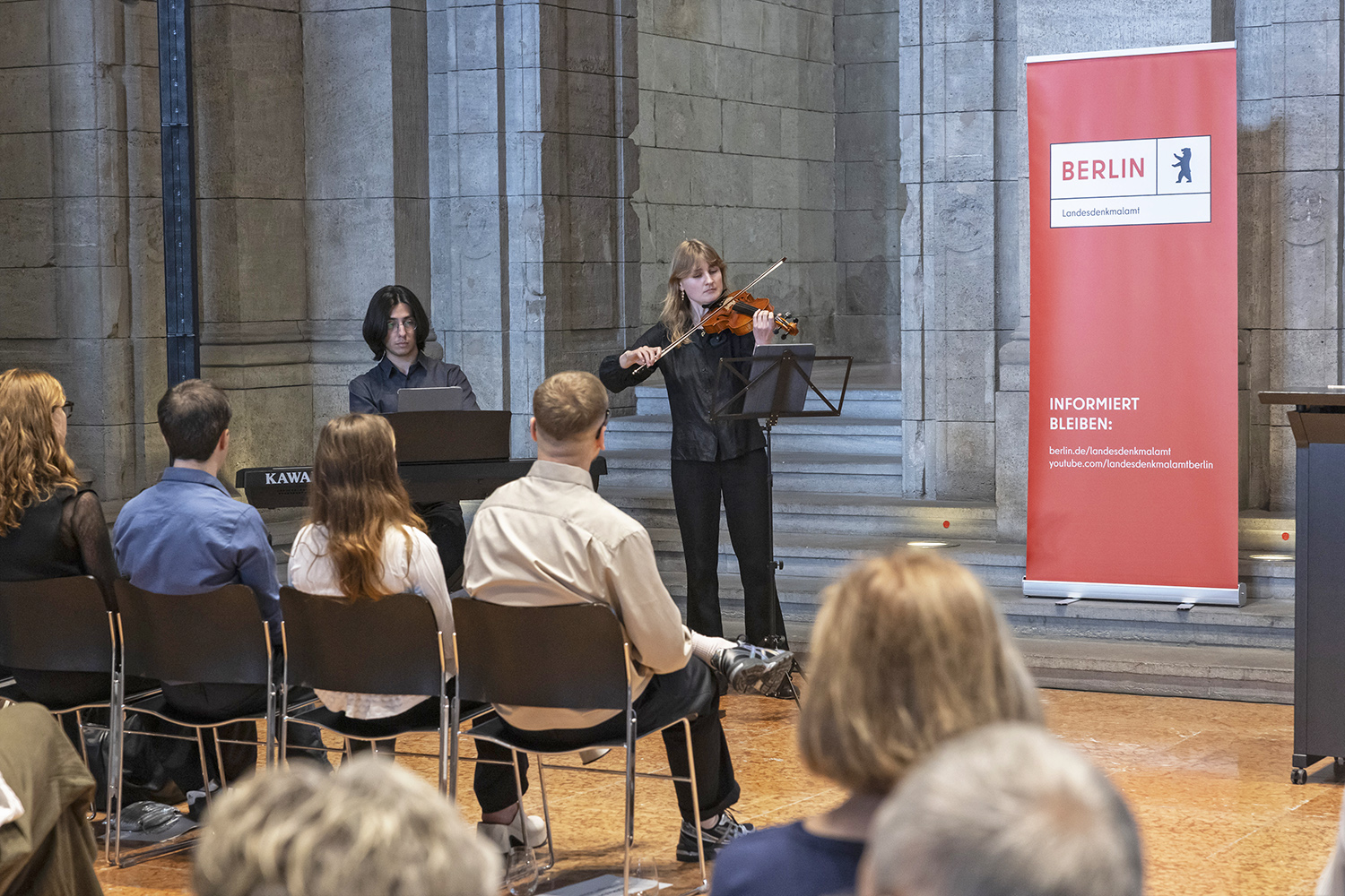 Verleihung des Studienpreises 2026: Musikalische Umrahmung der Veranstaltung von Sarah Junghanns und Ömer Yakub Sayan