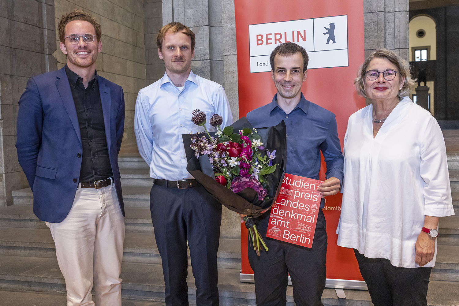 Verleihung des Studienpreises 2026: Preisträger Fabian Matuschka und Laudator Joris Huber