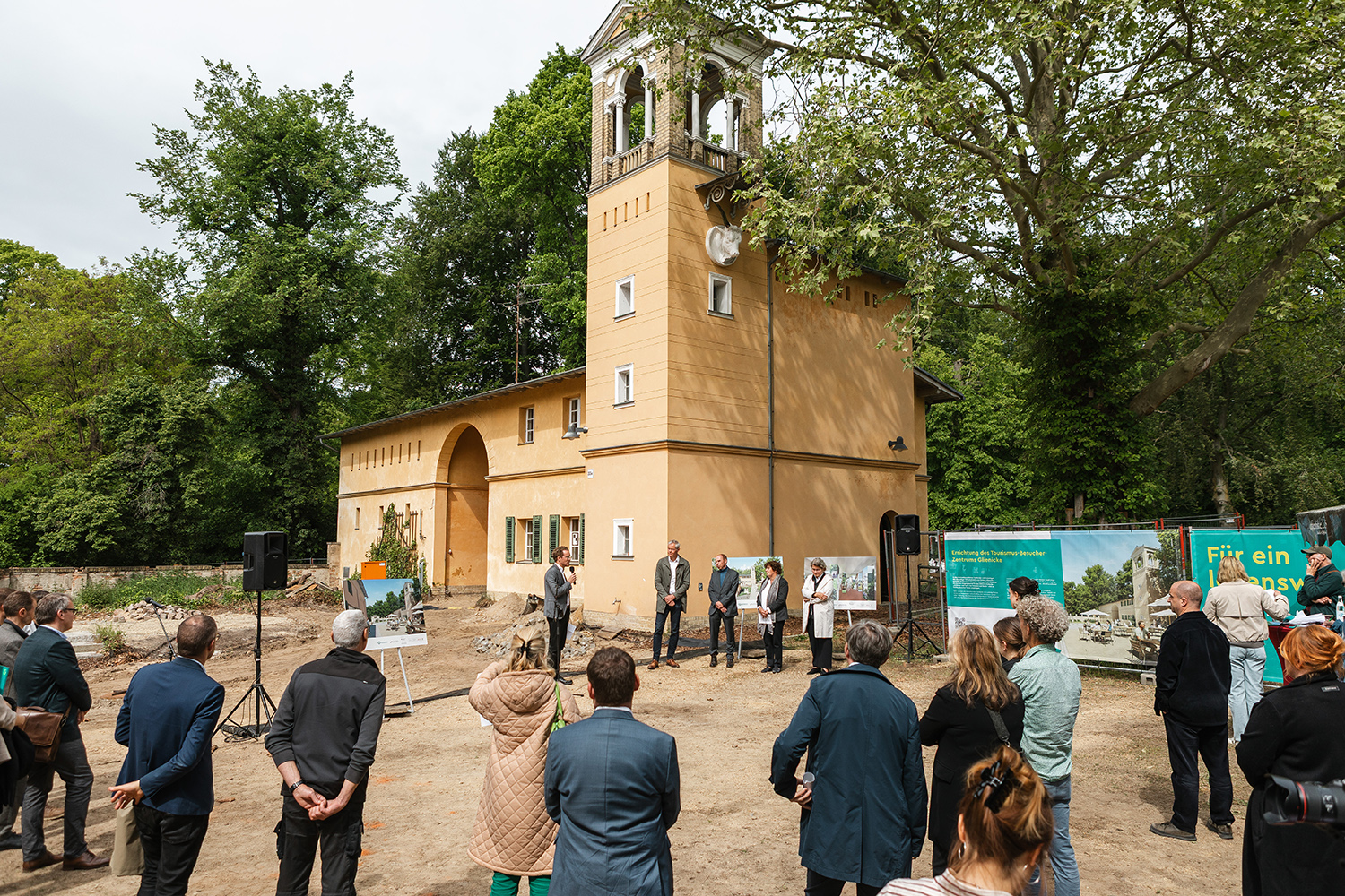 Spatenstich am 20.05.2026 für das Besucherzentrum Glienicke