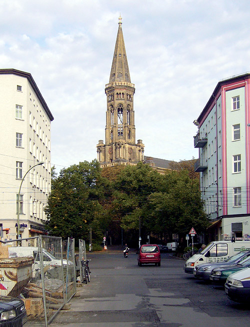 Blick aus der Zionskirchstraße auf die Kirche, 2008