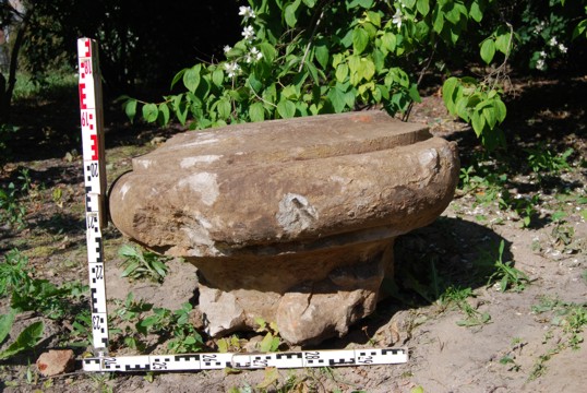 2010 Spolienfund des barocken Gartentores