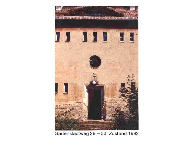 2003 Gartenstadtweg 29-33; Zustand 1992