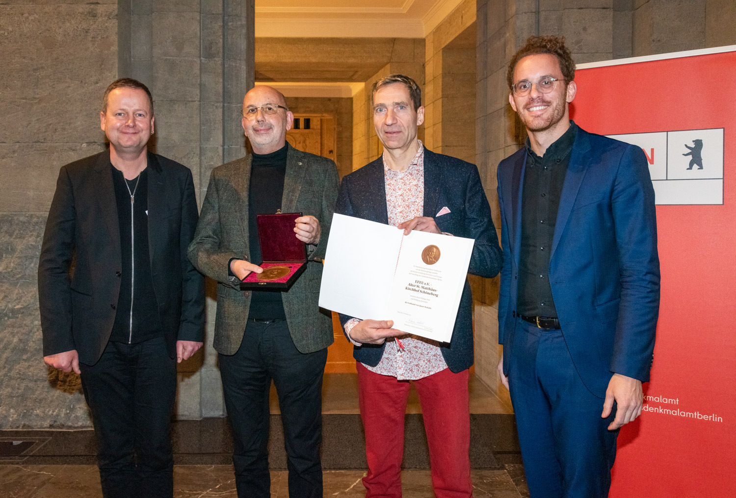 Verleihung der Ferdinand-von-Quast-Medaillen am 30. November 2022 an EFEU e.V.