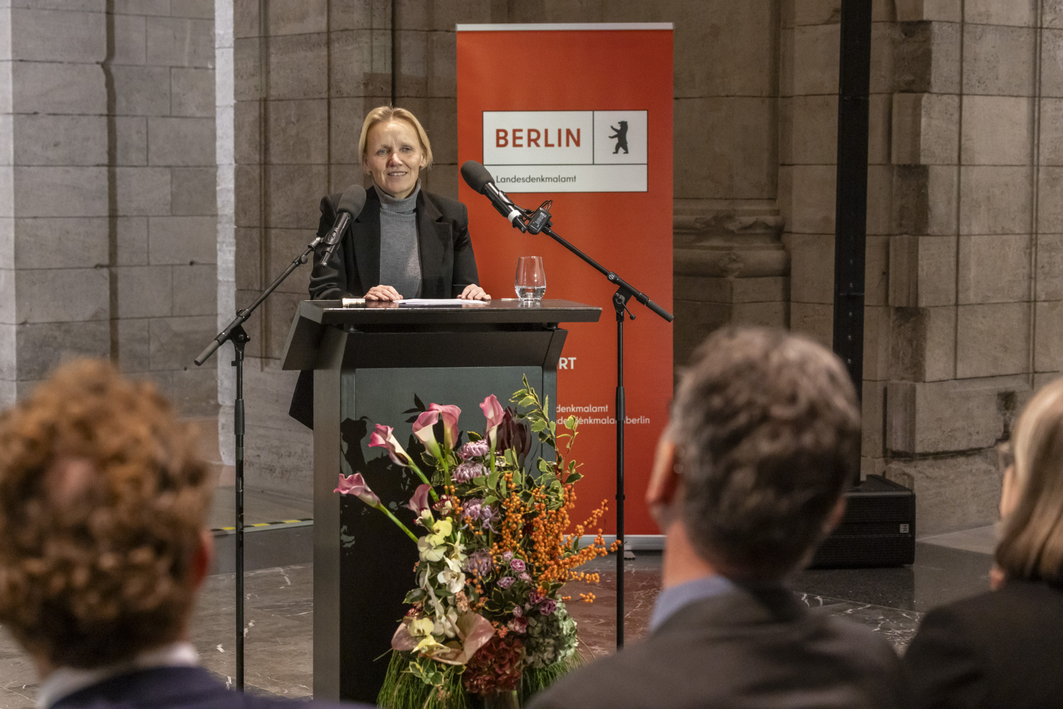 Katrin Raczynski bei ihrer Dankesrede