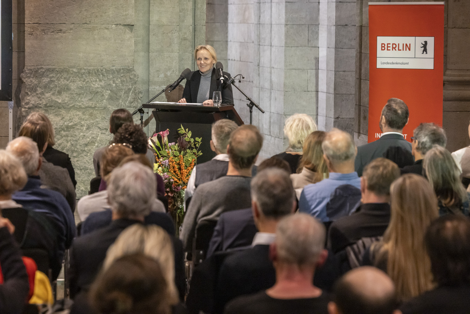 Katrin Raczynski bei ihrer Dankesrede