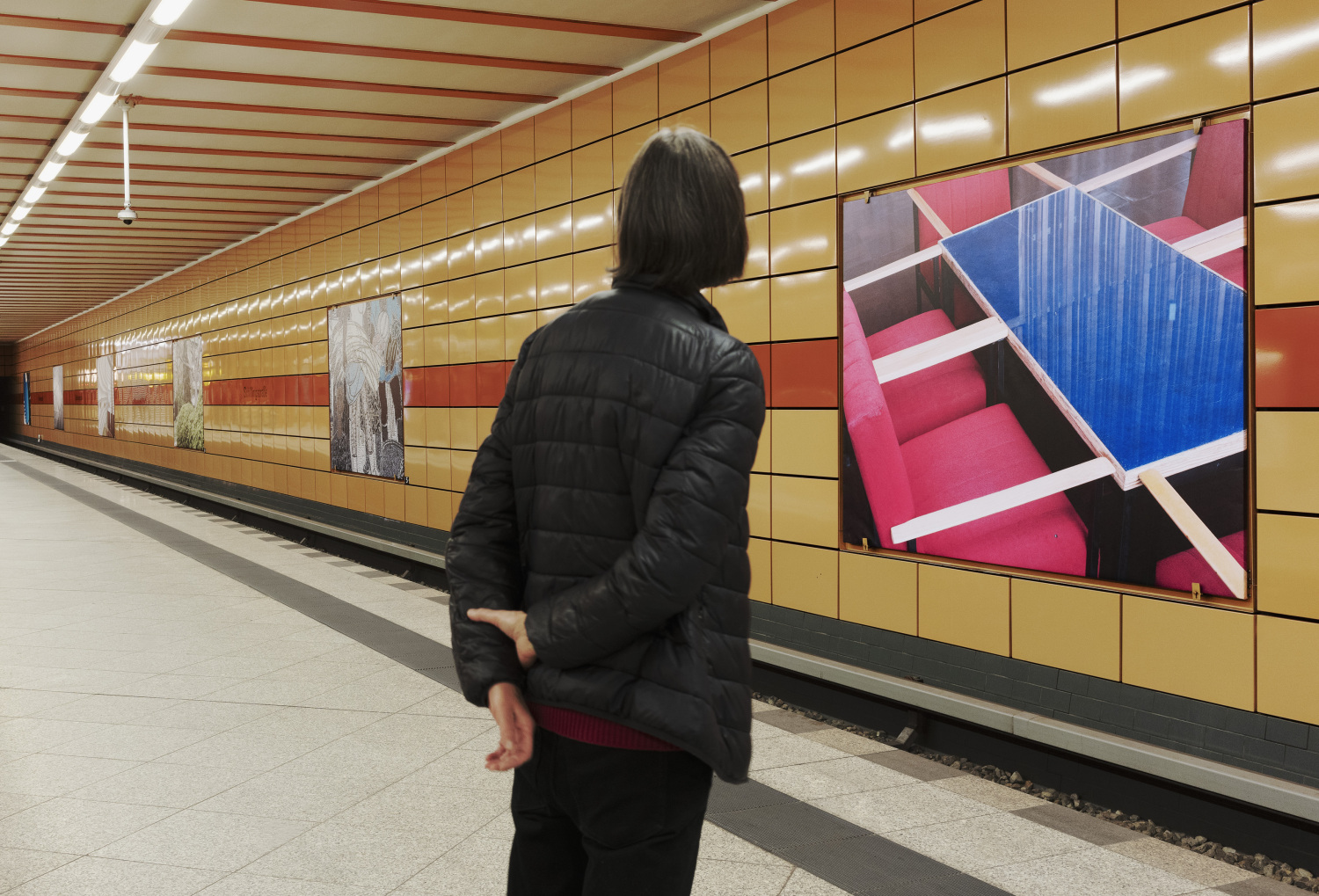 Künstlerische Fotografie von Maria Sewcz auf der Gleisebene Schillingstraße
