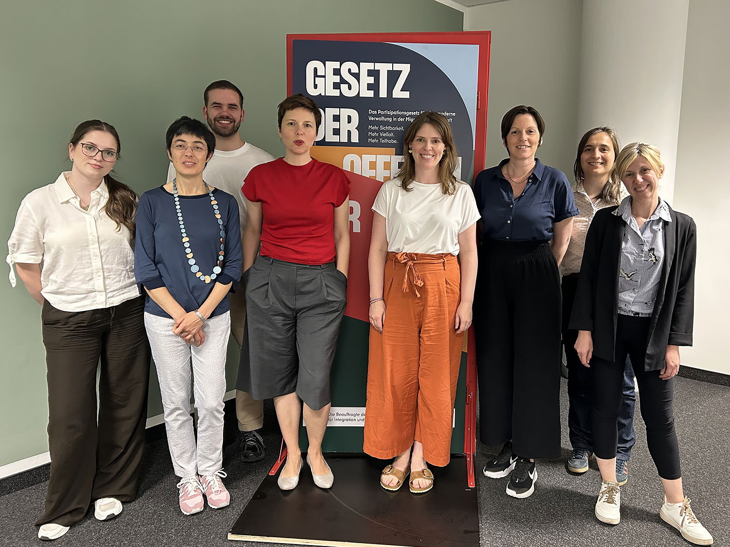 Delegation aus Mailand – Treffen mit Katarina Niewiedzial