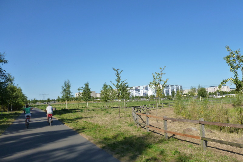 Pista del Muro Parco al parco paesaggistico Rudow/Altglienicke