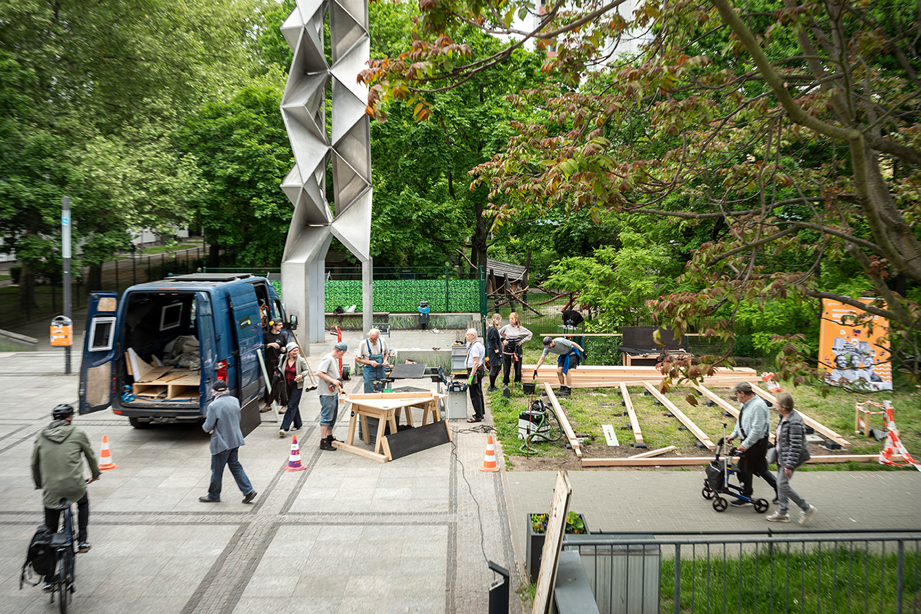 Bild der Initiative Kreisler e.V. vom Bau-Workshop
