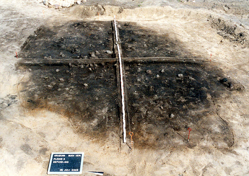 Ausgrabungen in Berlin-Buch, Grubenhaus-RKZ