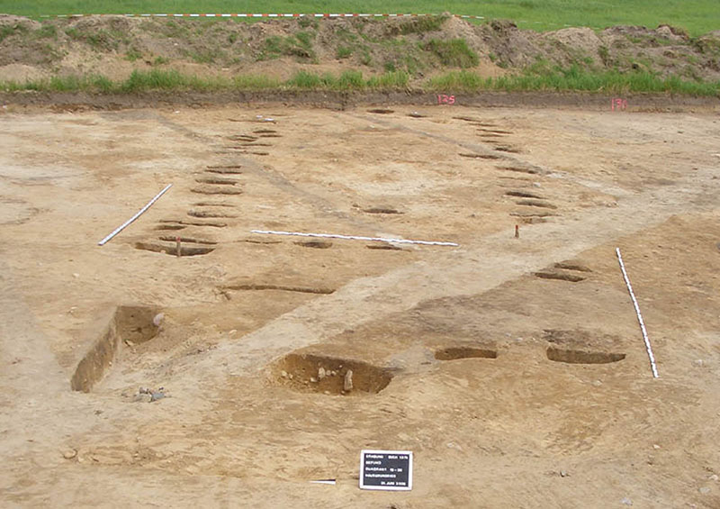 Ausgrabungen in Berlin-Buch, Langhaus, 2006