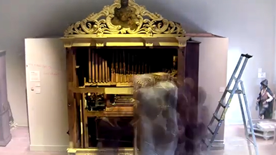 Video-Standbild: Abbau des Orchestrions im Märkischen Museum #stadtmuseumunterwegs 