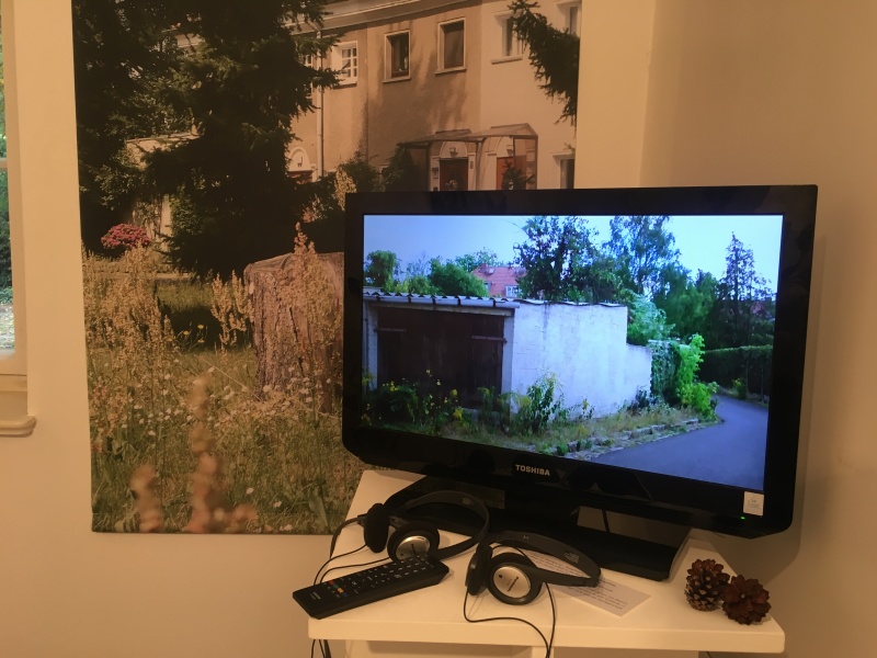 Video in der Ausstellung, Alle(s) unter einem Dach? - 100 Jahre Siedlung Elsengrund, Museum Köpenick