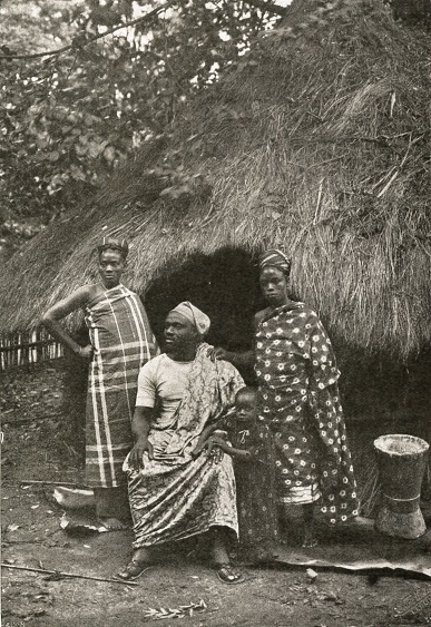 The Bruce family in the so-called Togo village
