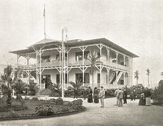 Tropical house at the colonial exhibition