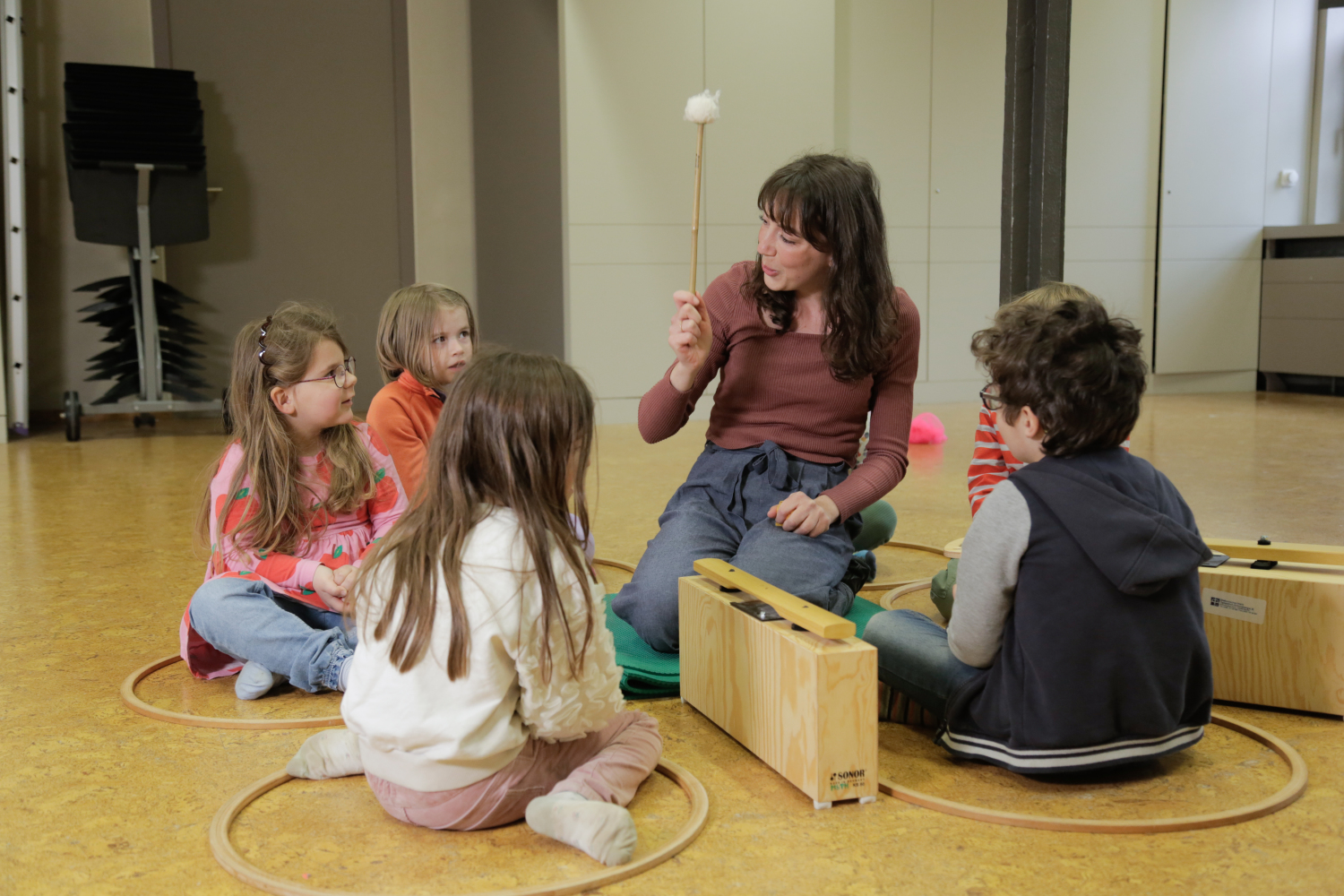 Unterrichtssituation Elementare Musikpädagogik mit kleinen Kindern