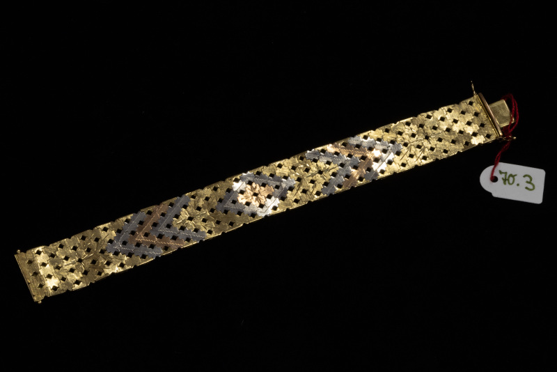 Armband, 750/f, Gelbgold 