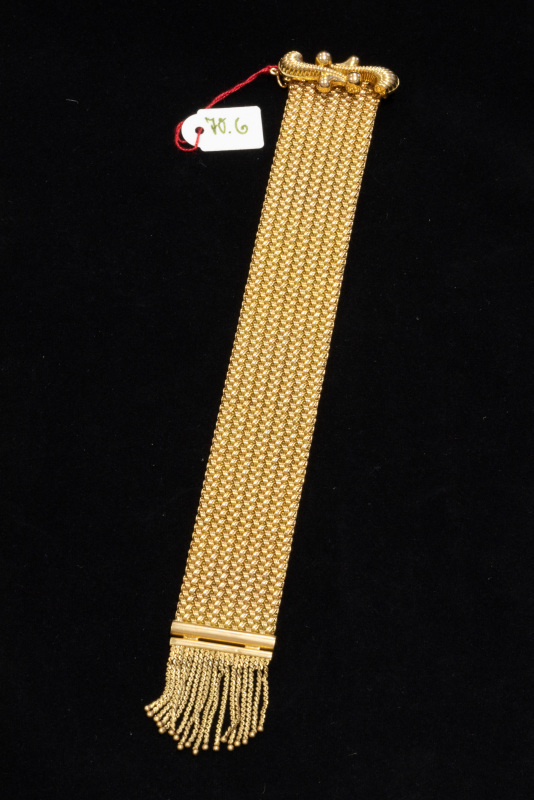Armband, 750/f, Gelbgold, ca. 27mm breit