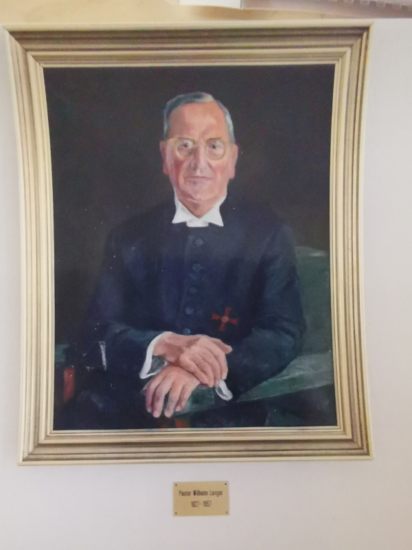 Gemälde Pastor Wilhelm Langer
