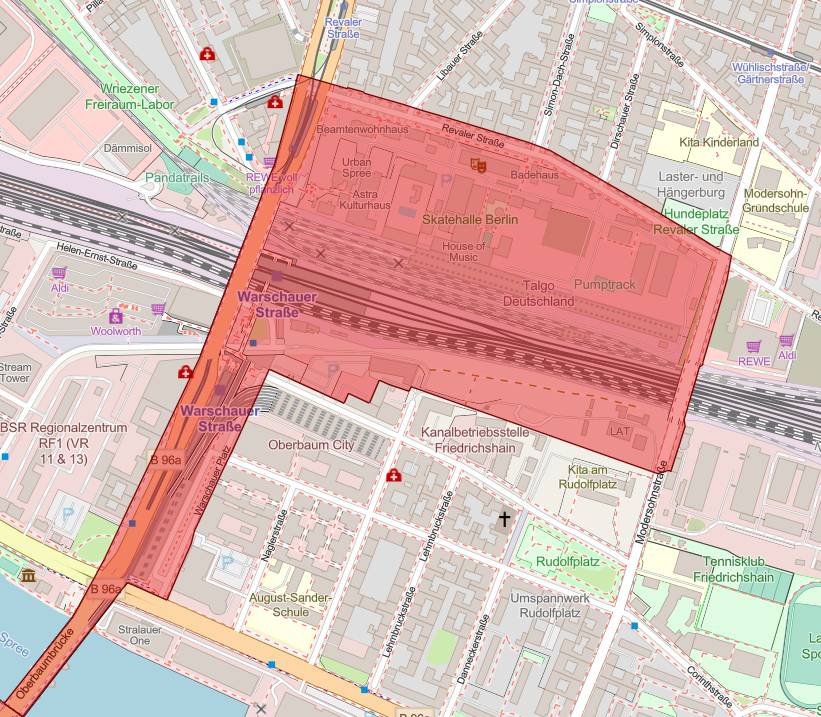 kbO - Warschauer Brücke