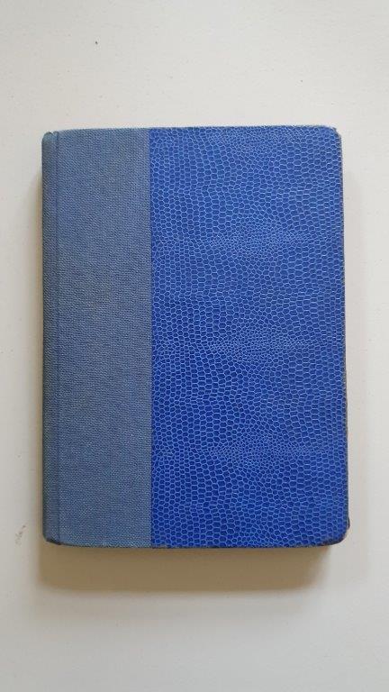 Briefmarken-Sammelalbum 1 (blau), Ansicht von vorne