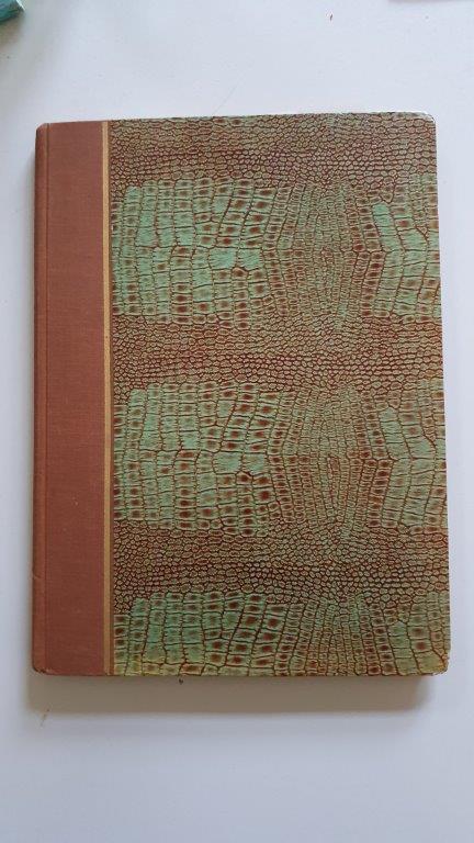 Briefmarken-Sammelalbum 2 (braun-grün), Ansicht von vorne