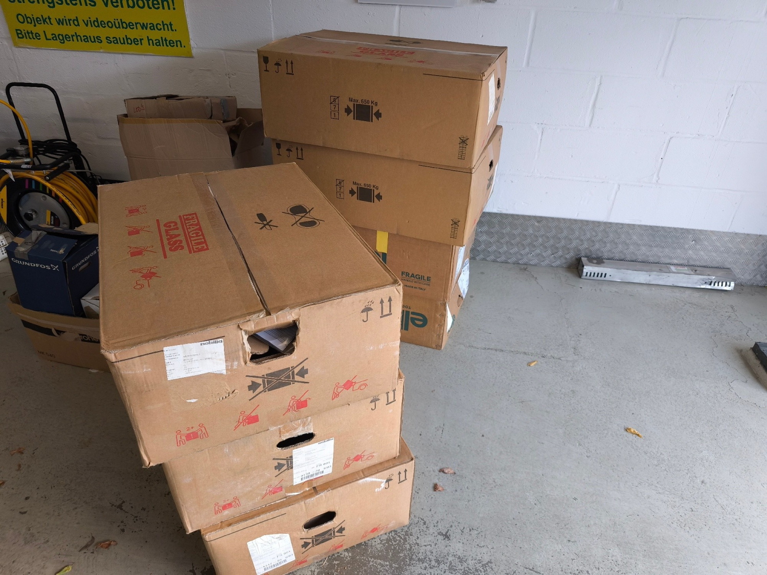 Sichergestellte Gegenstände