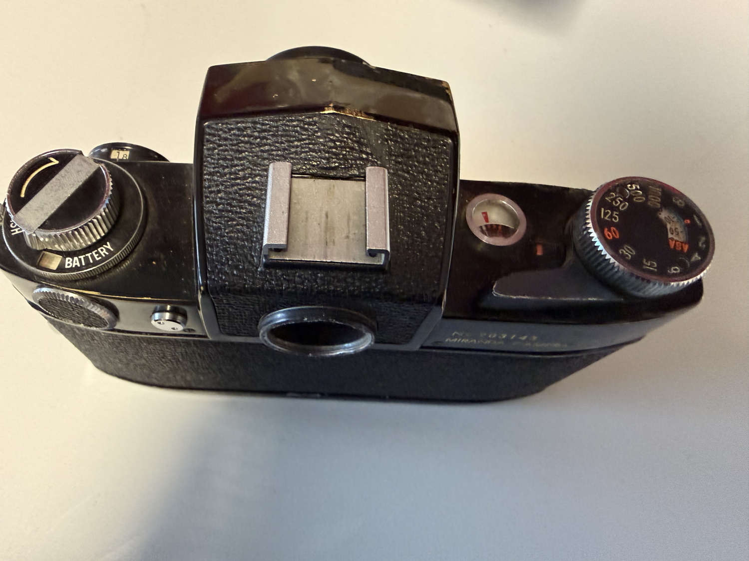 Fotoapparat Miranda von oben