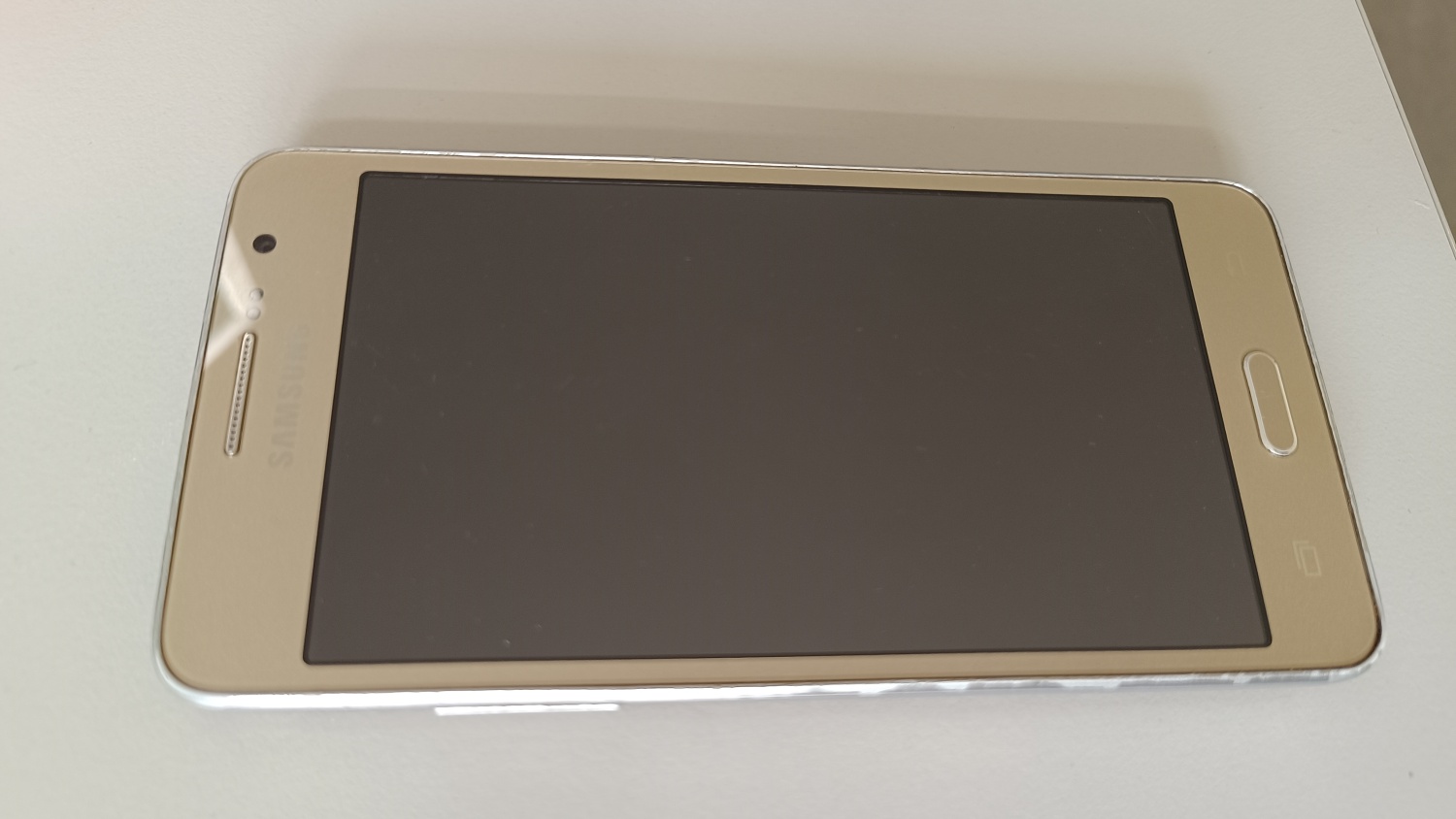Samsung Handy Gold Vorderseite