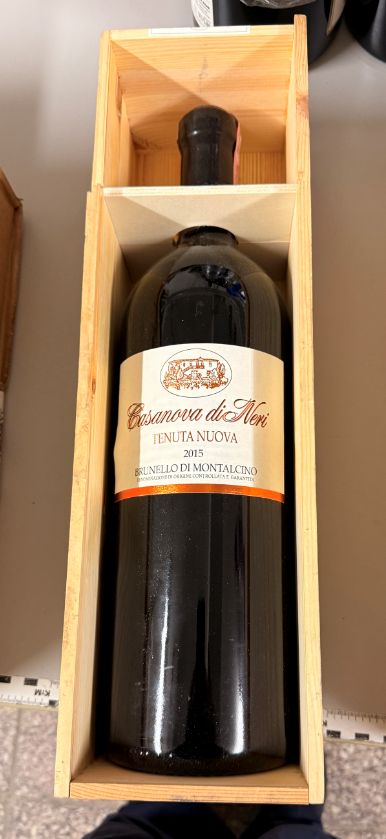 3l Flasche Casanova di Neri Tenuta Nuova 2015 in Holzkiste