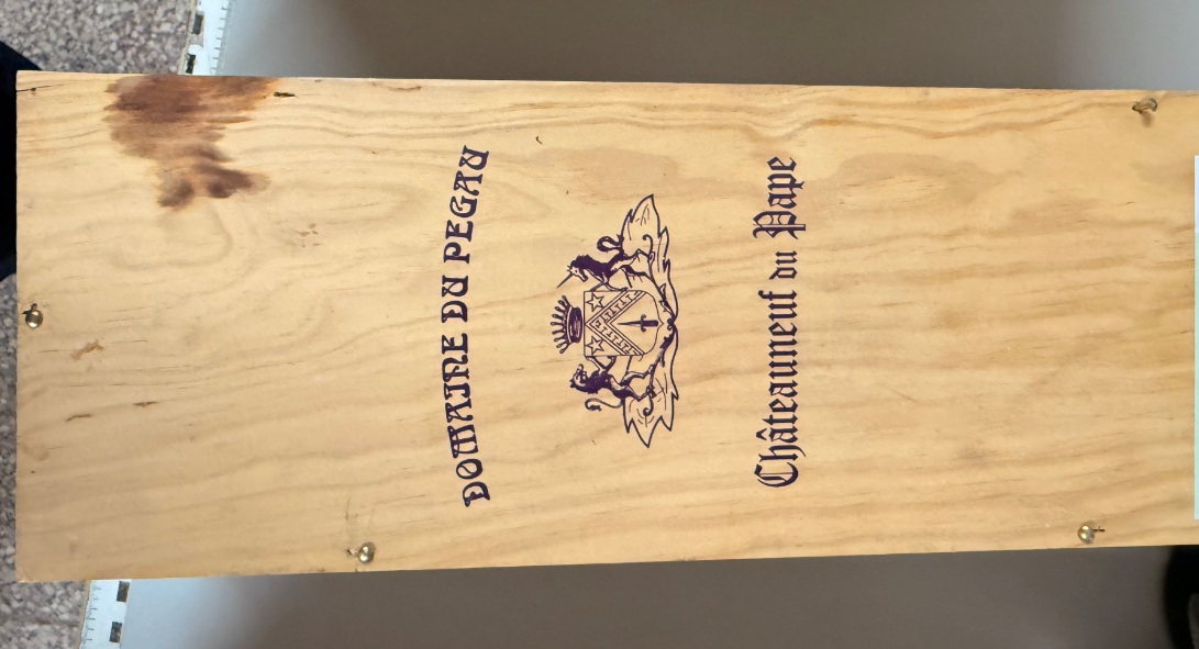 Holzkiste Chateauneuf du Pape