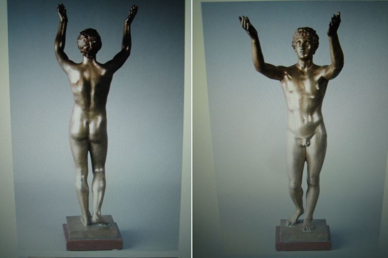 Bronze Stehender Knabe