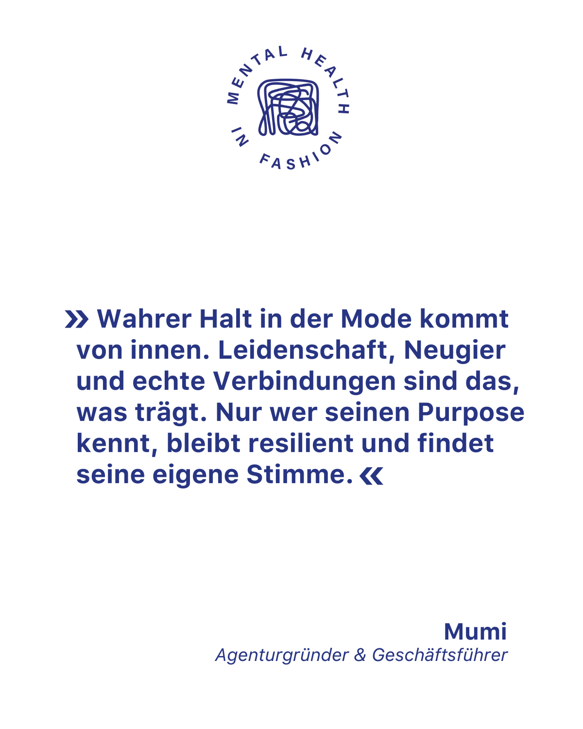 Mental Health in Fashion