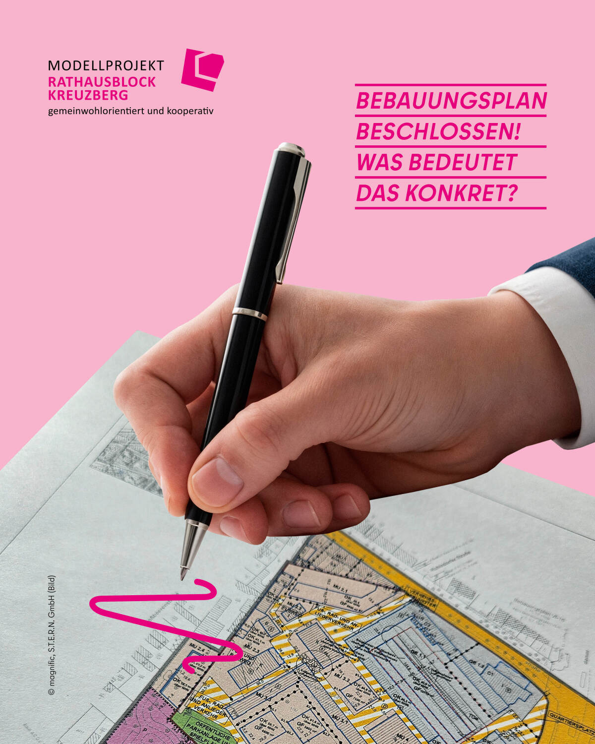 B-Plan Beschluss, Titelseite