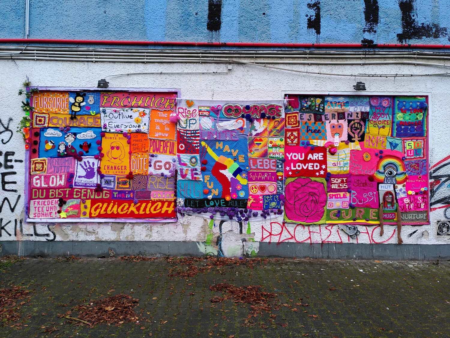 Wechselnde Gestaltung der Gretl.Wand