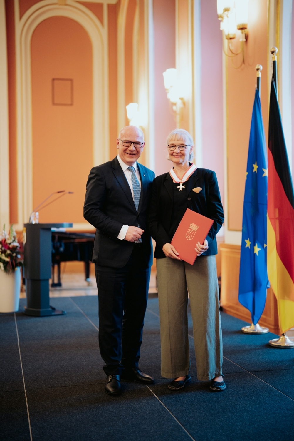 Beate Kitzmann und Kai Wegner