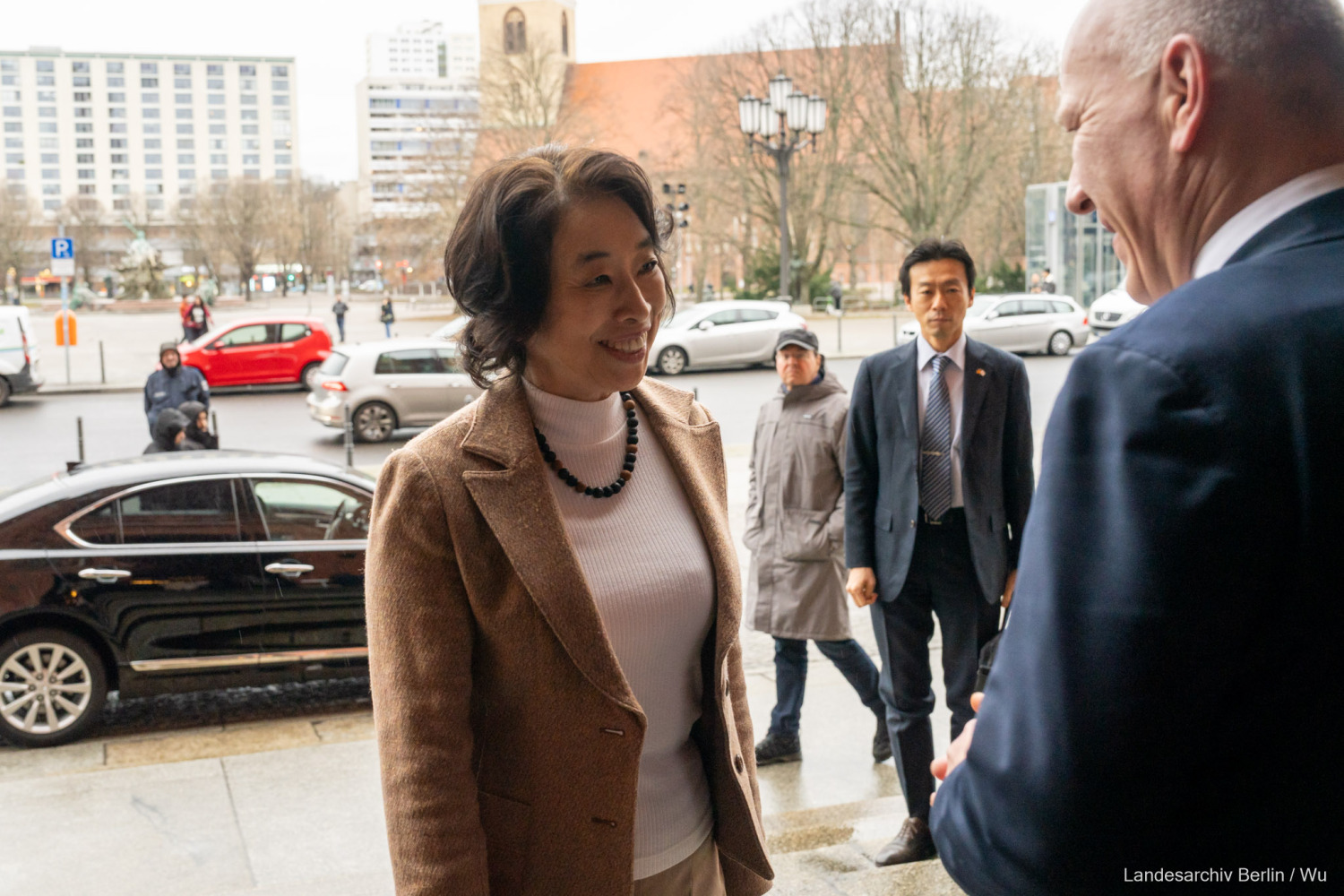 Botschafterin von Japan Mitsuko Shino trifft Regierenden Bürgermeister von Berlin Kai Wegner im Berliner Rathaus anlässlich ihres Amtsantritts