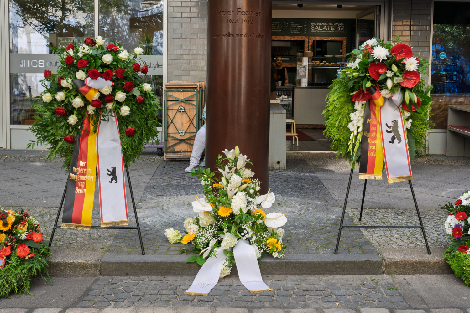 64. Jahrestag des Baus der Berliner Mauer