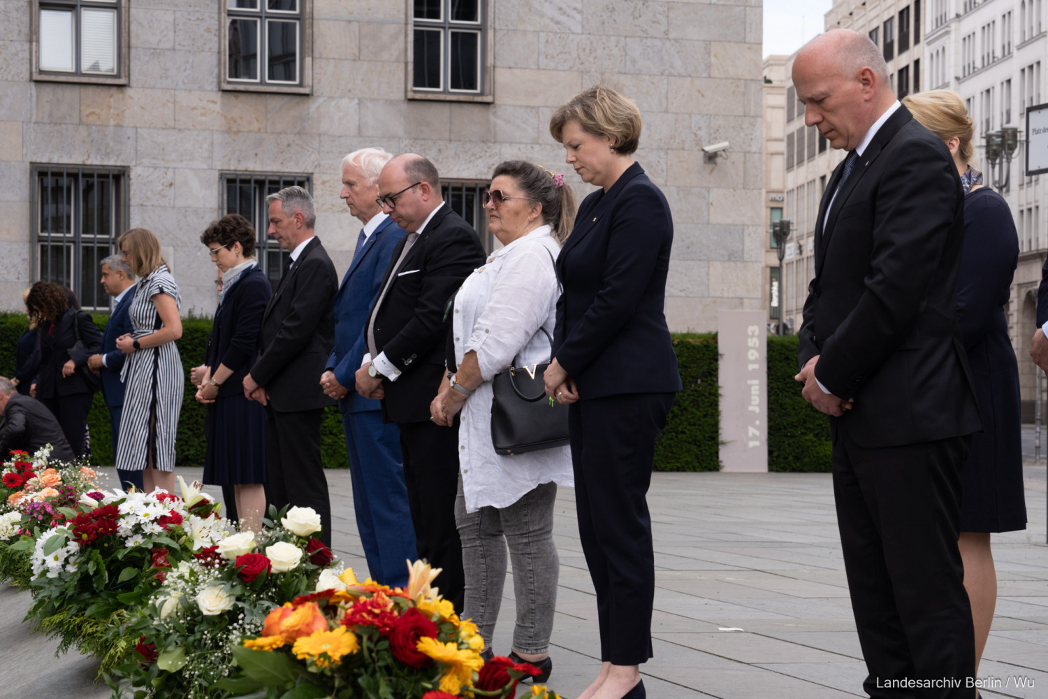 Kranzniederlegung 71. Jahrestag des Aufstands vom 17. Juni 1953