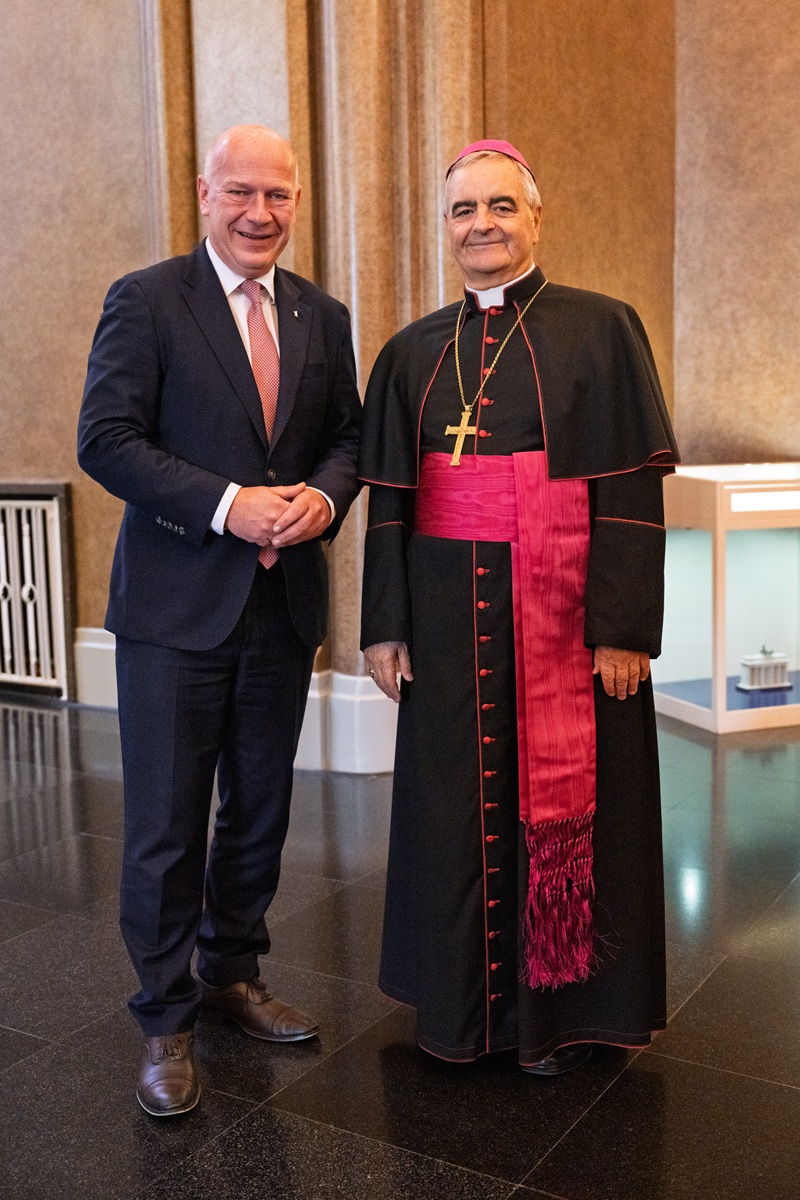 Unterzeichnung eines Staatsvertrages zwischen Berlin und dem Heiligen Stuhl am 29.09.2025