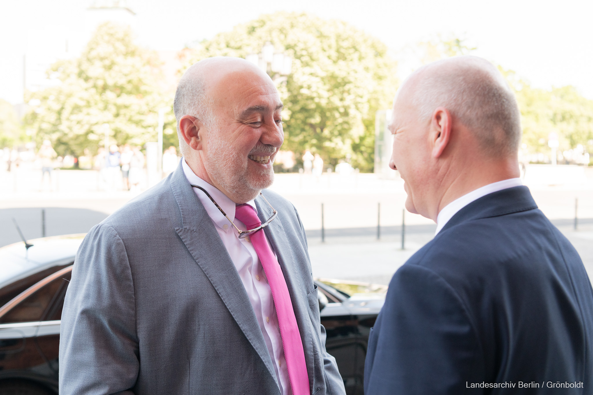 Antrittsbesuch des Isrealischen Botschafters, S.E. Hr. Prof. Ron Prosor beim Regierenden Bürgermeister Kai Wegner im Roten Rathaus.