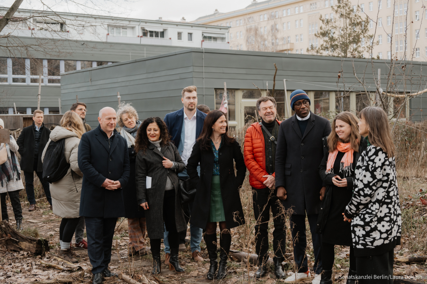 Bezirkstour des Senats in Friedrichshain-Kreuzberg am 23.01.2024
