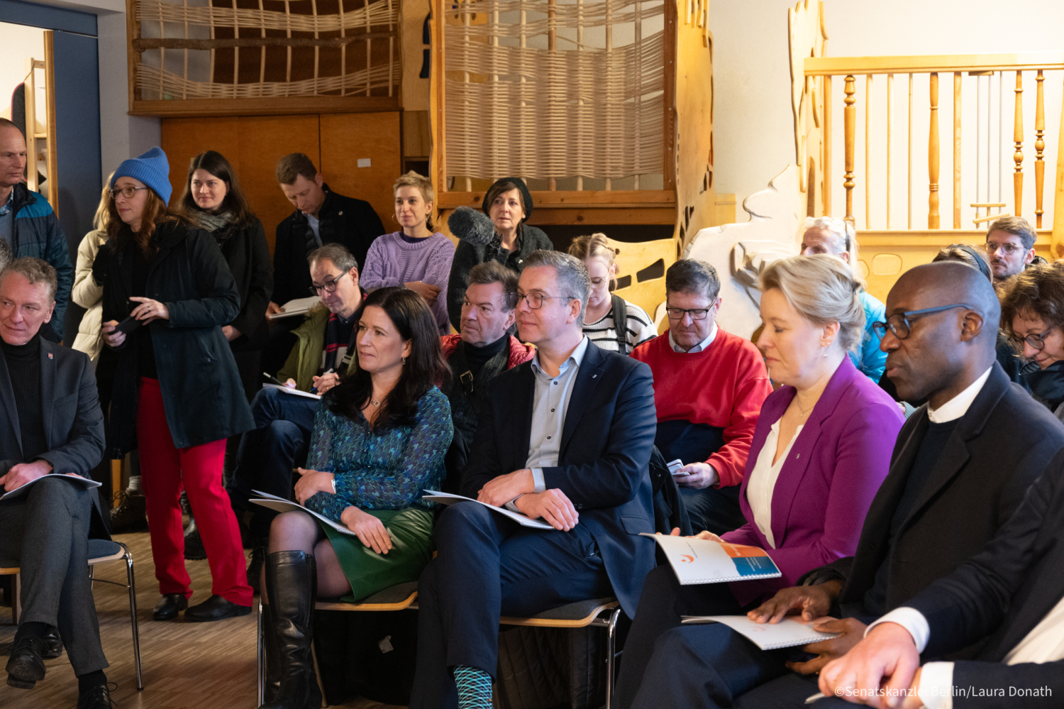 Bezirkstour des Senats in Friedrichshain-Kreuzberg am 23.01.2024